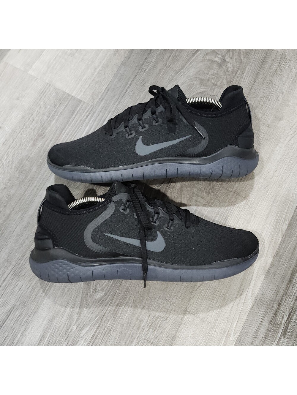 Nike Free RN 2018 Running Gym Exercise Shoes Triple Black 942836-002 Mens 11